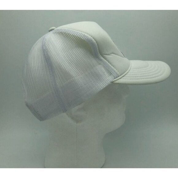 Masters Tournament Golf White Trucker Hat 5 Panel High Crown Snapback Cap OTTO - Picture 3 of 6